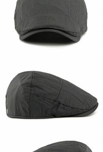 Nouveau Chapeau Casquette Plate Homme Automne Hiver en Coton Style Vintage Décontracté pour l'Extérieur - Product Image 4