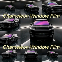 Film de protection solaire pour vitres de voiture, film de sécurité en céramique teinté caméléon, protection UV décorative 99% VLT 70
