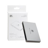 Lector de Tarjetas USB 3.0 de Alta Velocidad FB 886 con Carcasa Metálica para Tarjetas CF, SD, MS, M2, TF, para Cámara, Laptop, PC