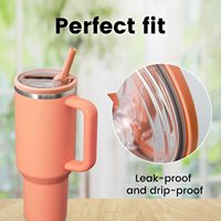 Nouvelle arrivée vente chaude nouvelle arrivée 40oz couvercle de gobelet avec une paille pour couvercle de remplacement de tasse Hydrojug couvercle de gobelet