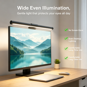 Barre de lampe LED en aluminium pour moniteur, protection des yeux, anti-reflets, lumière suspendue pour écran, lampe de travail pour ordinateur, lampe de lecture électronique, bureau - Product Image 3
