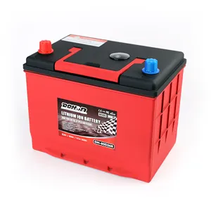 Solares Baterai Pemeliharaan Kualitas Tinggi Mobil Mulai Mobil Start-Stop Baterai Lithium Auto Start Stop Baterai Mobil 12V