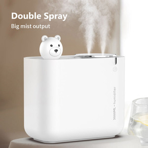 Humidificateur d'air Máy phun sương cá nhân Máy tính để bàn khuếch tán 3L lớn máy tạo độ ẩm điện - Product Image 5