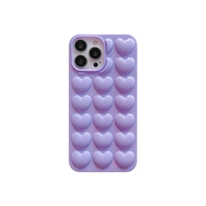 Custodia in gel TPU Anti-shock <span class=keywords><strong>cuore</strong></span> per <span class=keywords><strong>iPhone</strong></span> 8/SE3/11, per <span class=keywords><strong>iPhone</strong></span> 12/13/14/15/16 3D custodia morbida - Product Image 2