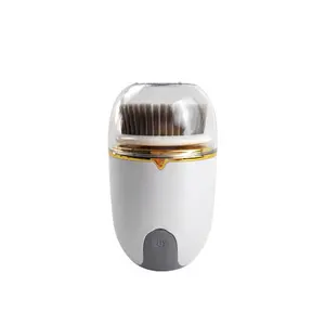 Sonic Silicone Facial Cleansing Device Electric Vibration Face Clean Brush Exfoliator Face Scrub Brush Customized Ultrasonic