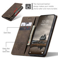 Pour Xiaomi Redmi Note 15 Pro 4G Note15 14 13 12 Pro Plus Coque arrière CaseMe 013 Étui de téléphone en cuir mat rétro à rabat antichoc