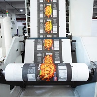 Imprimantes flexographiques miniatures de 420 mm, machine d'impression de papier pour étiquettes en 1 seule couleur
