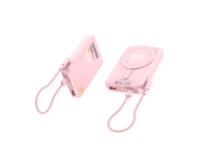 Cargador Portátil Magnético con Certificación LC03 3C CE FCC RoHS UL, con Cable Integrado, Carga Rápida de 20W PD y Carga Inalámbrica de 15W - Product Image 2
