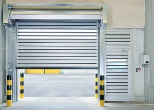 Nueva Puerta de <span class=keywords><strong>persiana</strong></span> <span class=keywords><strong>enrollable</strong></span> ignífuga de seguridad de estilo Industrial, puertas enrollables manuales de estilo australiano, puerta de garaje de almacén de acero - Product Image 2