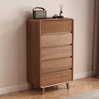 Armoire de rangement moderne en bois pour salon d'hôtel avec 5+ tiroirs, design gain de place pour chambre à coucher et rangement d'objets de petite taille