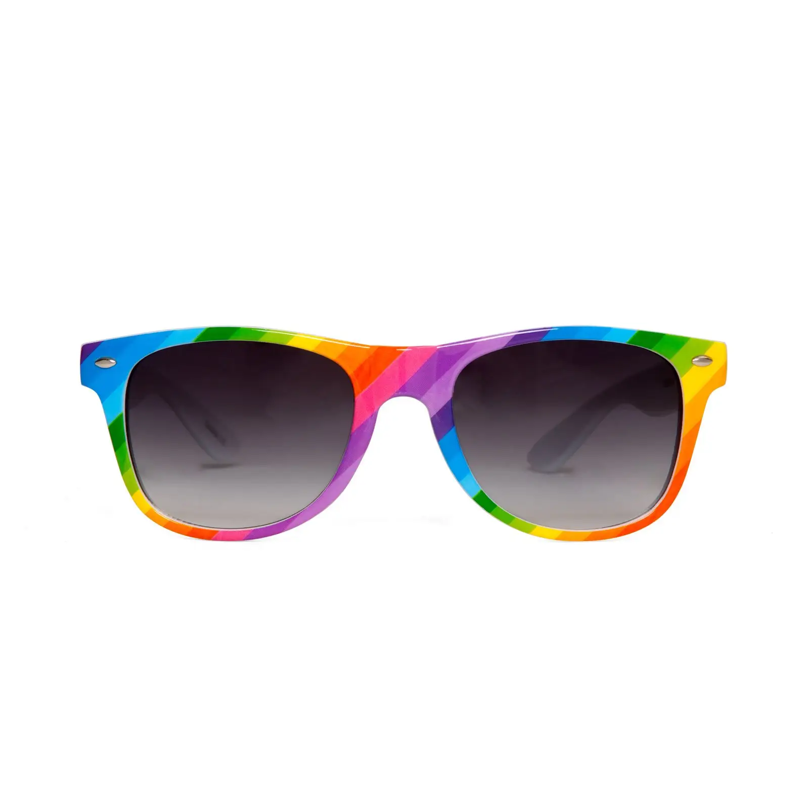 Custom Logo Gay Lesbian Pride Parade Rainbow Sunglasses Bisexual Rainbow Love Promotional Events Gifts Perfect for Pride Month