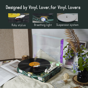 Mô hình tùy chỉnh sanxingdui BT Hi-Fi bàn xoay LP Vinyl ghi <span class=keywords><strong>Player</strong></span> với xây dựng trong loa cho văn hóa và quà tặng sáng tạo - Product Image 3