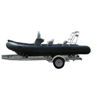 Gonflable en fibre de verre RIB-420 Kayak Bateau Électrique Jet Surf & Rafting Bateau de Pêche Coque pour Aviron & Vente