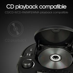 Reproductor de CD y Casetes Portátil, Reproductor de Tarjetas USB SD TF, Altavoz, Pantalla LCD, BT 5.4, Radio FM AM, Reproductor de CD Compacto, Boombox - Product Image 3