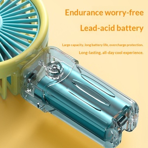 2026 New Portable Handheld Fan USB Rechargeable Mini Desk Fan with Phone Stand Function for Student Office Travel Car RV Use - Product Image 4