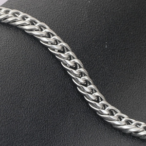 Pulsera de Cadena Cubana de 8MM en Acero Inoxidable, Estilo Punk Rap para Hombre - Product Image 3