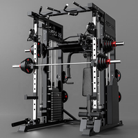 PINJIAN Station de musculation tout-en-un avec rack à squats pour la maison et la musculation