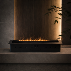 Tonya Meuble TV Console <span class=keywords><strong>de</strong></span> <span class=keywords><strong>Rangement</strong></span> Blanc en <span class=keywords><strong>Bois</strong></span> pour Salon, avec Humidificateur et <span class=keywords><strong>Cheminée</strong></span> à Effet 3D - Product Image 3