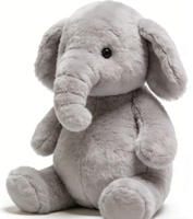 Nouveauté 2026 : Peluche Éléphant Doux et Cuddly en Coton PP et Polyester – Cadeau d'Anniversaire pour Bébés et Enfants – Vente en Gros ODM OEM