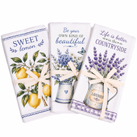 Essuie-tout de cuisine en coton imprimé personnalisé, motif aquarelle boulangerie pain olive, serviette décorative