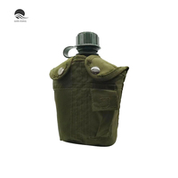 Sacs tactiques en plastique et sacs pour bouteilles d'eau, camping, sport, gourde de 1L avec pochette