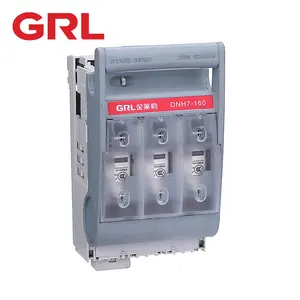 DNH7 3 fase fusível interruptor seccionador (HR18) 160A 250A 400A 630A interruptor-seccionador dc solar disconnect fundido interruptor