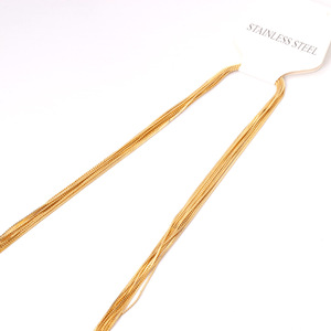 Cadena en forma de S de 1 mm de acero inoxidable 316L para decoración de colgantes, 45 cm, 50 cm, 55 cm, 60 cm - Product Image 4