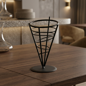 Cesta de Cocina de Alambre de Hierro Vintage con Recubrimiento en Polvo Ecológico - Product Image 1
