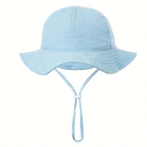 Nuevo Sombrero de Sol Estampado para Bebé y Niño Pequeño, Gorro de Pescador Flexible de Paja Ecológica con Diseño Casual para Viajes y Pesca, Venta al por Mayor - Product Image 2
