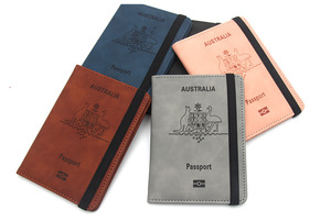 ปกหนัง PU สำหรับพาสปอร์ตเดินทางออสเตรเลีย พร้อมช่องใส่บัตร  สกรีนโลโก้ได้ - Product Image 6