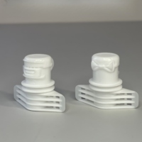 Bouchon de bec en PE monobloc de qualité alimentaire de 8mm pour produits cosmétiques Capacité de 100ml pour emballage de shampooing de lavage de corps de détergent à lessive