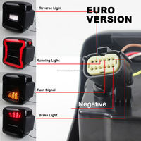 Accessoires de voiture LUMA 4x4, feux arrière noirs et propres pour Jeep Wrangler JL 2018+