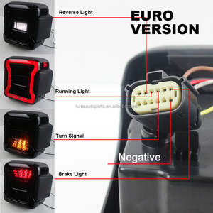 Accessoires de voiture LUMA 4x4, feux arrière noirs et propres pour Jeep Wrangler <span class=keywords><strong>JL</strong></span> 2018+ - Product Image 4