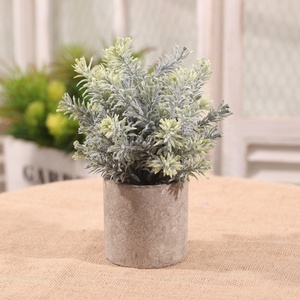 <span class=keywords><strong>Mini</strong></span> <span class=keywords><strong>plantes</strong></span> de verdure artificielles en pot de vente chaude V-3273 pour la décoration de maison - Product Image 6