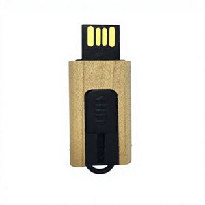 แฟลชไดรฟ์ USB 2.0 สีไม้ธรรมชาติ 8G/256G ใช้ได้ทั้งคอมพิวเตอร์/โทรศัพท์  ปรับแต่งโลโก้ได้ - Product Image 1