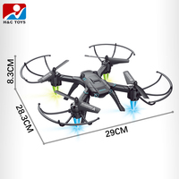 Double télécommande contrôle gestuel évitement d'obstacles lumières led avion 2.4ghz batterie quadrirotor rc drone