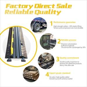 केबल सुरक्षा, निर्माण स्थल, कॉन्सर्ट, चरण तार सुरक्षा उपकरण केबल <span class=keywords><strong>2</strong></span> चैनल पीवीसी रैंप - Product Image 4