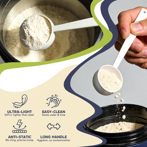 Nouvelles cuillères doseuses personnalisées avec logo 2026, 15 ml, pour poudre protéinée, en aluminium, qualité alimentaire, pour compléments alimentaires - Product Image 5