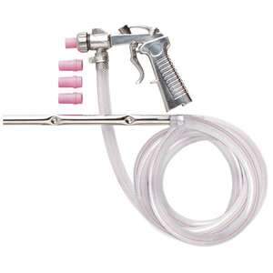 Pistolet de sablage pneumatique industriel Fervi, robuste, avec tuyau et buses - Product Image 1