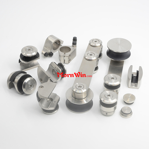 Hệ Thống Cửa Kính Không Khung Hệ Thống Trượt Cửa Chuồng Bằng Gỗ Thép Không Gỉ - Product Image 6