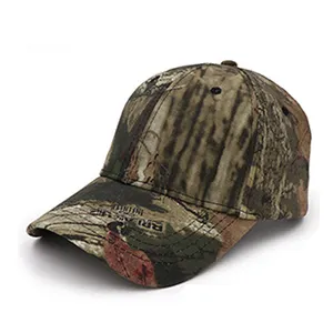 Factory promotional custom 6-Panel Hat baseball cap, design your own logo, real tree camouflage cap camo hat