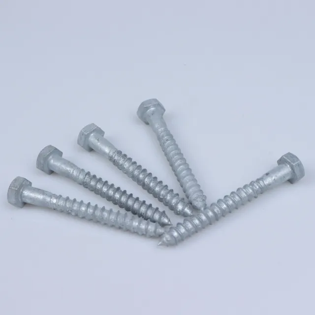 Hot Sell Stainless steel Hex Head Lag Screw for Wood 304/316 DIN 571 Wood screw