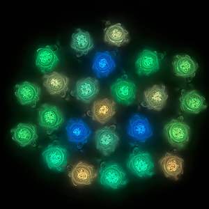 Populaire Mini tortue bricolage crème colle porte-clés coloré téléphone portable chaîne pendentif perles acryliques en vrac accessoires de marque Premium - Product Image 3