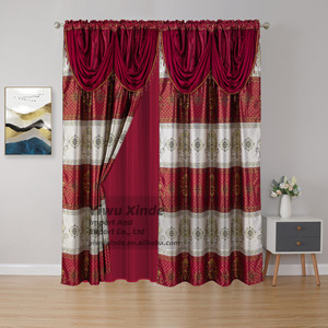 Rideaux de fenêtre en gros à <span class=keywords><strong>prix</strong></span> abordable, rideaux et cantonnières de luxe, rideaux élégants à double couche pour salon en promotion - Product Image 3