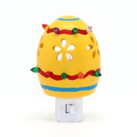 Lampe de nuit décorative LED USB rechargeable en ABS, motif dessin animé, pour Pâques, vente en gros, ensemble cadeau de vacances pour salon intérieur