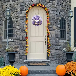 Segno decorativo appeso lavanda primavera gnomo in legno appeso segno <span class=keywords><strong>estivo</strong></span> fattoria anteriore in legno decorativo in legno appeso segno - Product Image 4