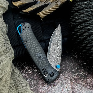 Oferta Especial: Navaja Plegable Benchmade 535-3 Bugout, Acero de Damasco, Mango de Fibra de Carbono, Envío Rápido desde EE. UU., Navaja de Bolsillo EDC para Exteriores - Product Image 3