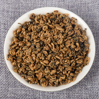 Chinesischer Gongfu Schwarztee, lose Blätter, Roter Schneckentee in großen Mengen, Yunnan Honig-Aroma, Goldene Schnecke Dian Hong Fengqing Einzelknospe