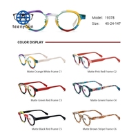 Lunettes de plastification en acétate Teenyoun montures de lunettes spéciales rondes géométriques pour tous les visages lunettes optiques de luxe de haute qualité