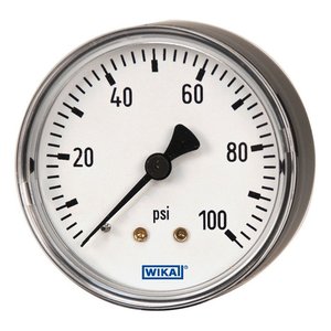 Manomètre Wika 0-100 Psi à cadran analogique pour usage industriel - Product Image 1
